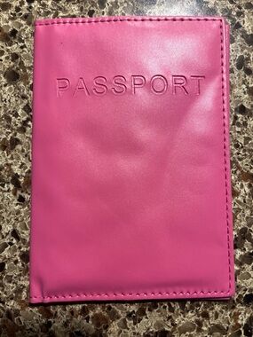 Pink Passport Holder Travel Wallet - Women's Accessories